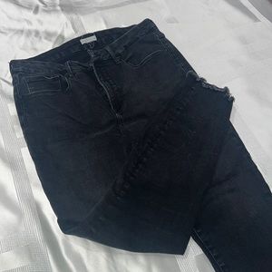 Good American Black High Waist Skinny Jeans